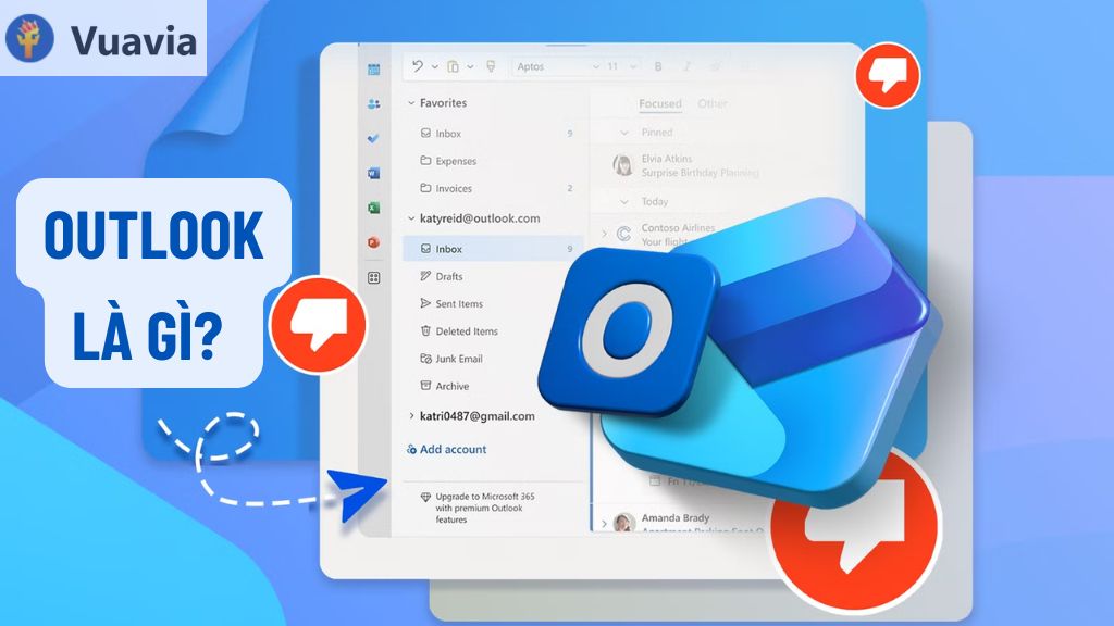 Outlook là gì - dịch vụ email nâng cấp từ Hotmail