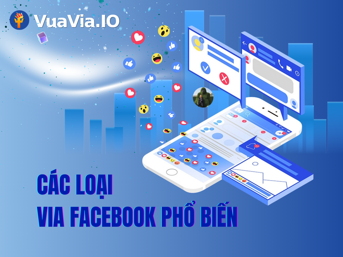 Các loại Via Facebook được ưa chuộng khi mua via Facebook